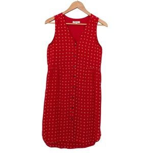 Madewell Floral Silk Dress